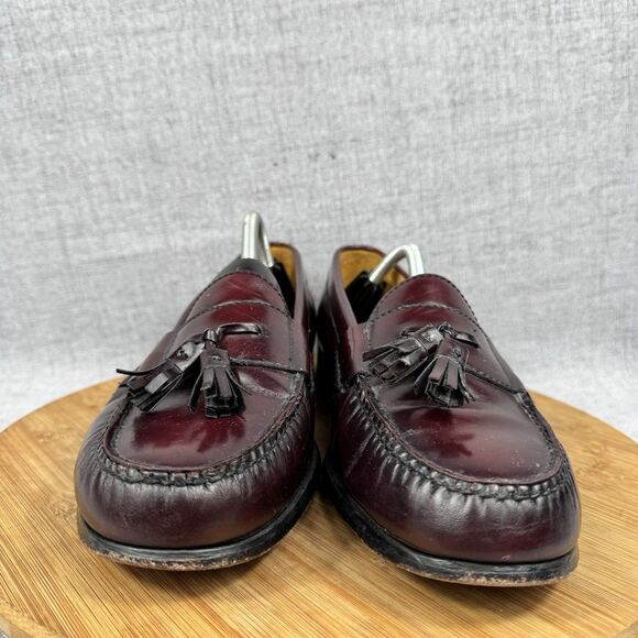 Cole Haan Pinch Tassel Loafers Men\'s Size 11.5 D Burgundy Leather Dress Shoes main image 9